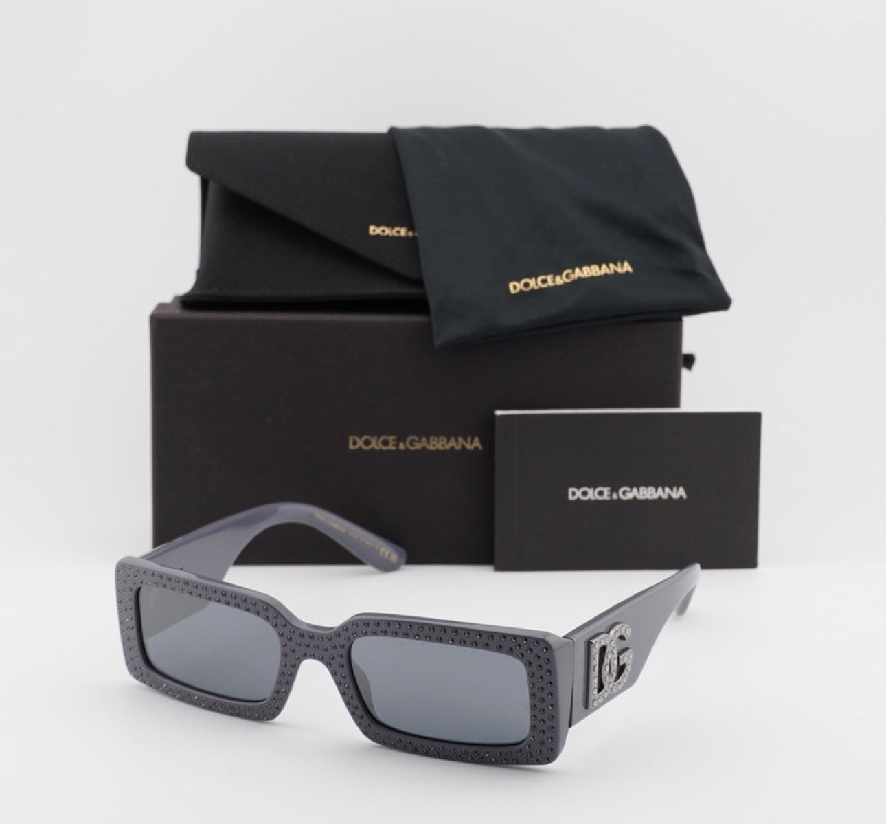 Dolce & Gabbana DG4447B 30906G Rectangular Sunglasses (53mm)