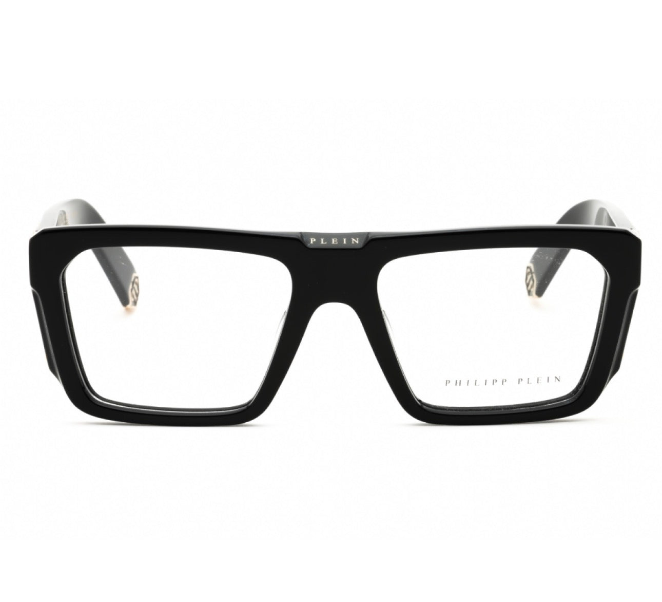 Philipp Plein VPP142M 700Y 55mm Black Square Eyeglasses