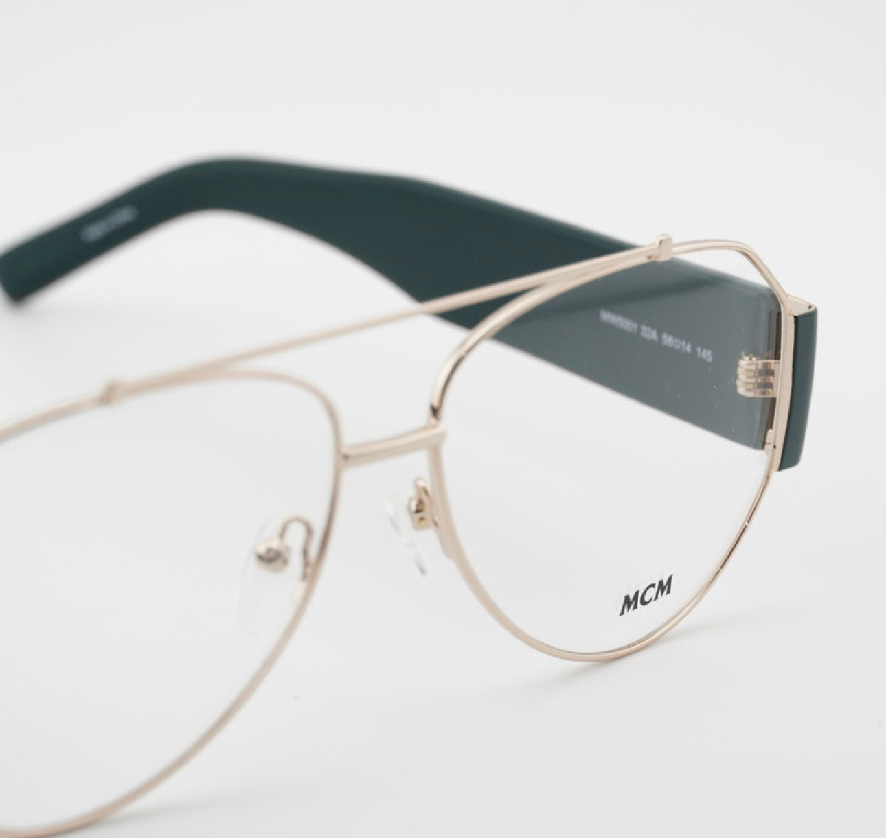 MCM MW5001 32A Aviator Eyeglasses – Gold/Smoke 58mm