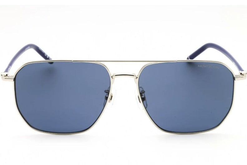 Montblanc MB0367SA 004 Aviator Sunglasses 60mm