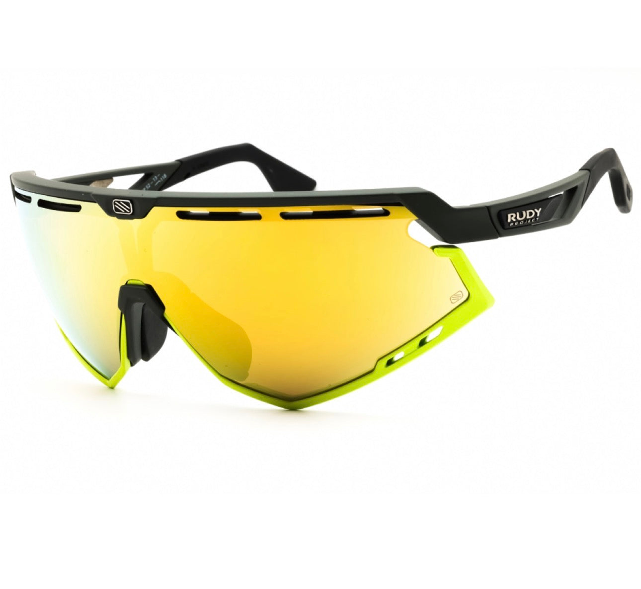 Rudy Project SP520513 0000 141mm Shield Sunglasses – Olive Matte / Multilaser Yellow