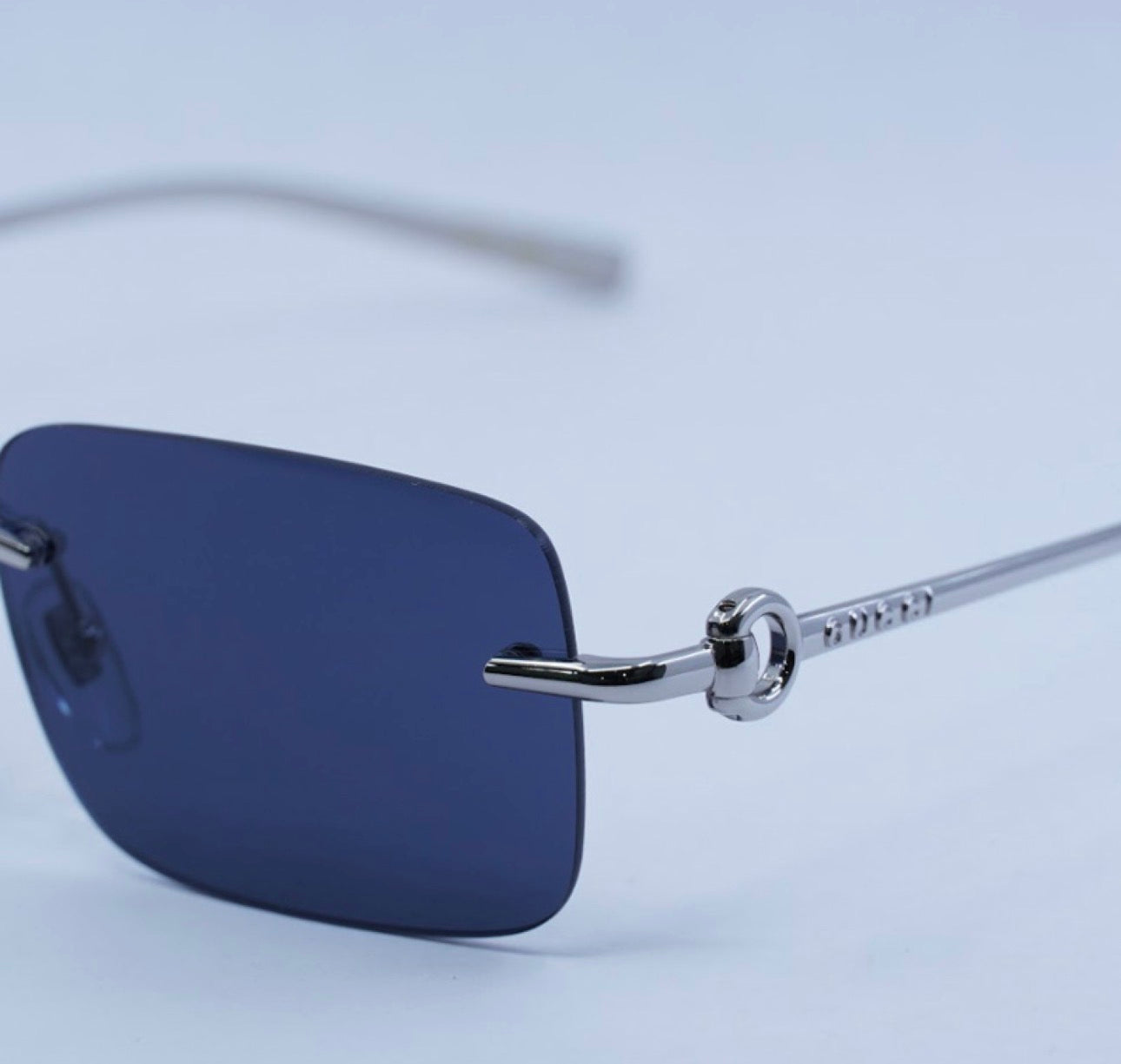 Gucci GG1703S 003 Rimless Sunglasses – 55mm