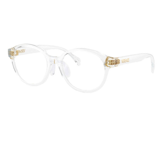 Versace VK3012 148 47mm Transparent Round Kids Eyeglasses