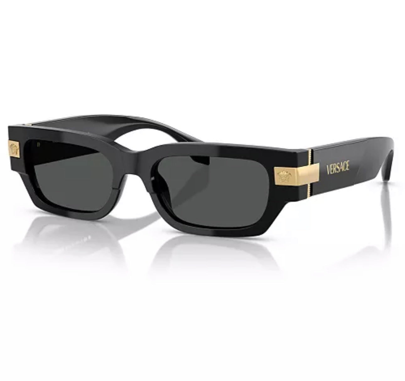 Versace VE4465 GB1/87 Rectangular Sunglasses – (53mm)