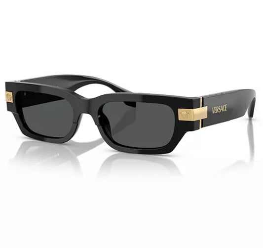 Versace VE4465 GB1/87 Rectangular Sunglasses – (53mm)