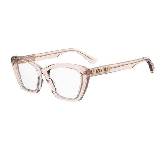 Moschino MOS629 Transparent Pink Cat-Eye Eyeglasses (52mm)
