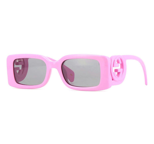 Gucci GG1325S 006 Pink Square Sunglasses – 54mm