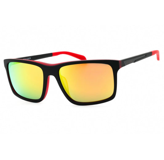 Spyder SP6037 001 57mm Black Diamond / Gold Mirror Sunglasses