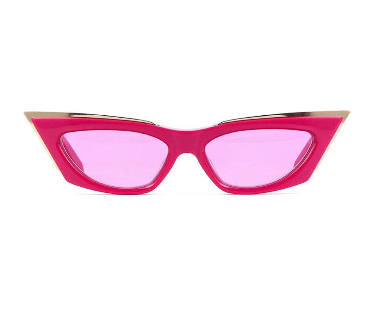 Valentino VLS-113 C 55mm Cat-Eye Sunglasses – Pink / White Gold
