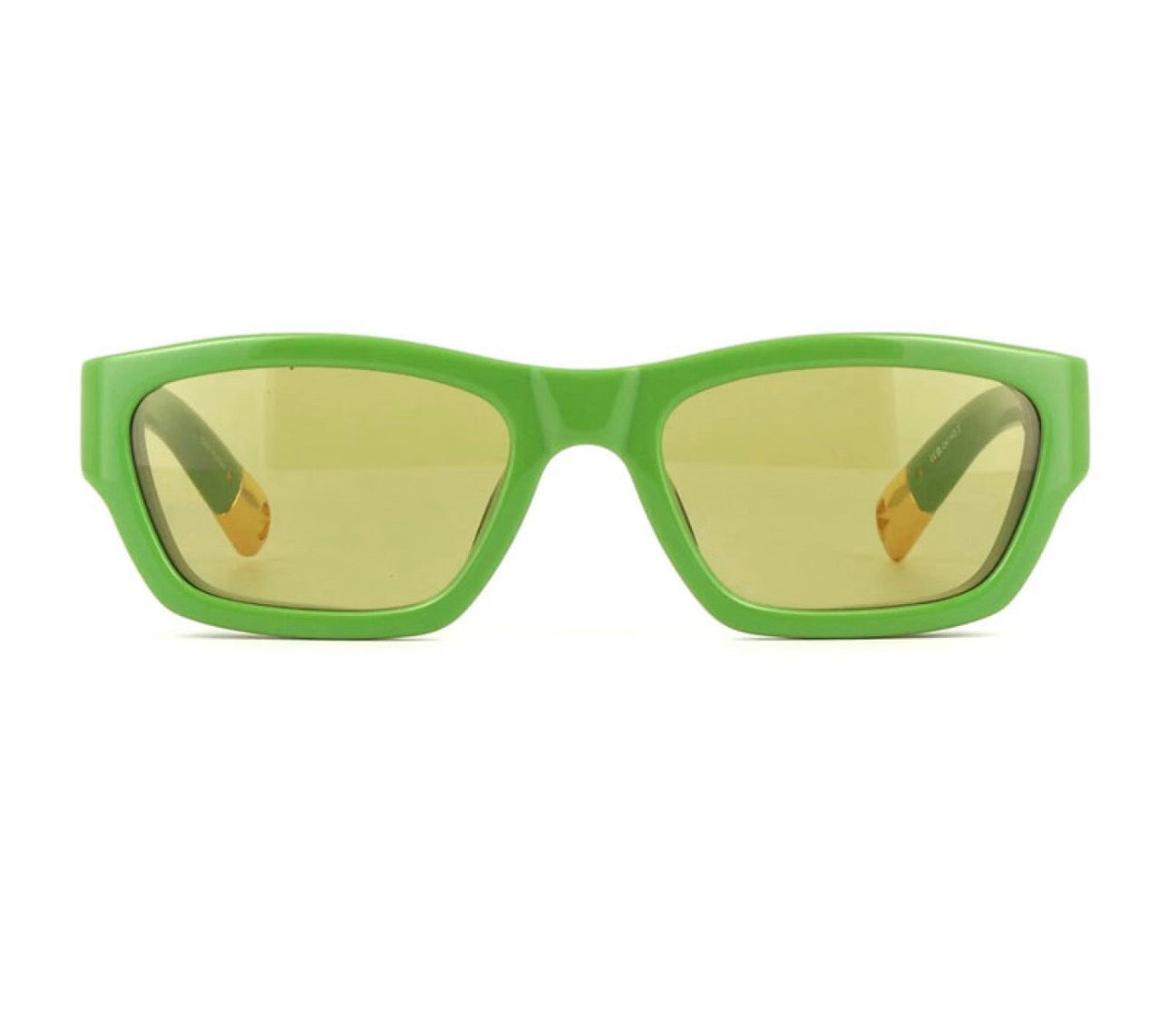 Jacquemus JAC/9 C3 Rectangular Sunglasses – Shiny Green 57mm