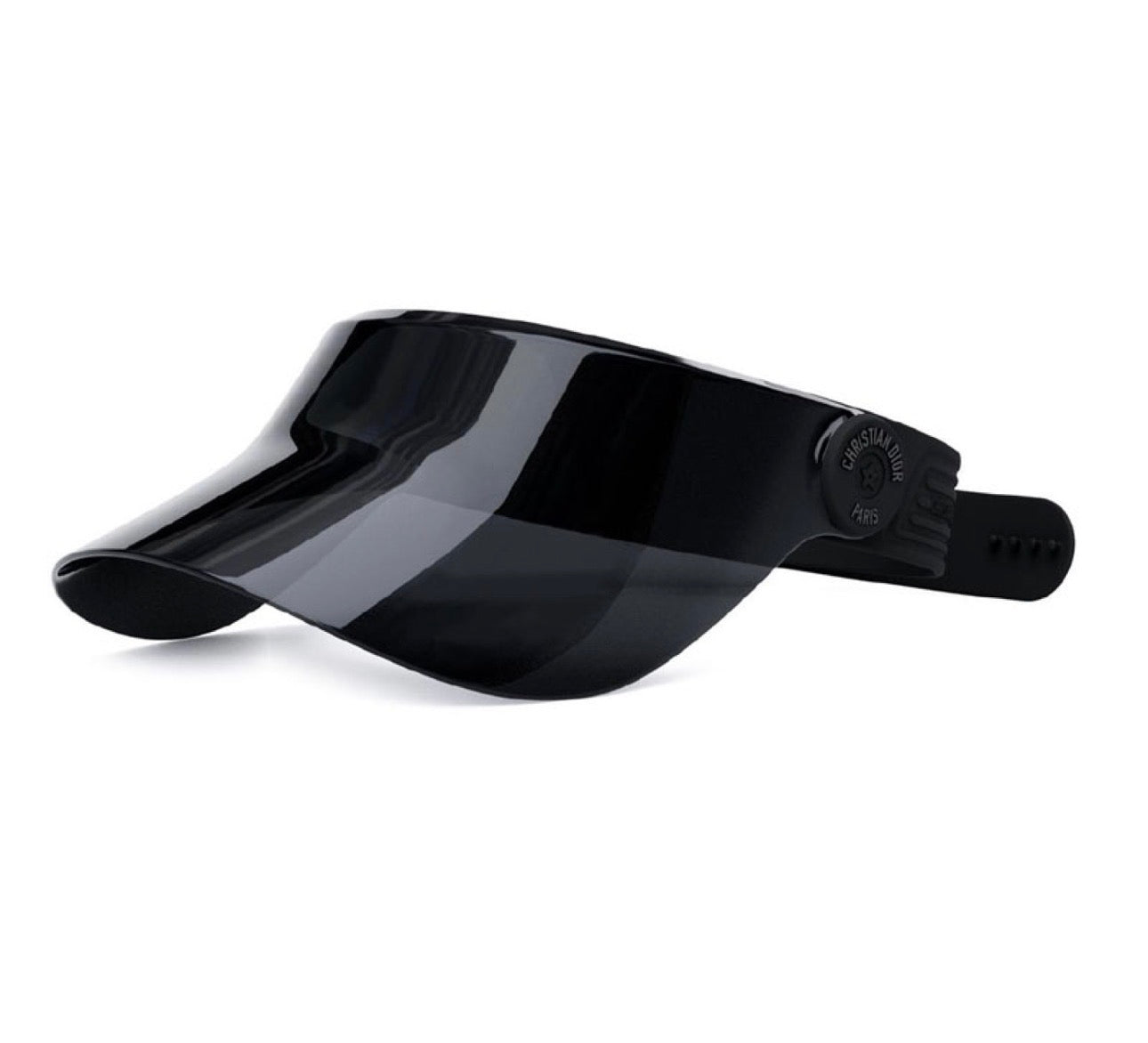 Dior DiorPacific V1U Shiny Black Visor Sunglasses