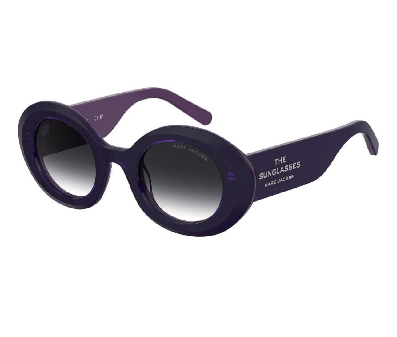 Marc Jacobs MARC799/S Violet Liliak Oval Sunglasses – 47mm