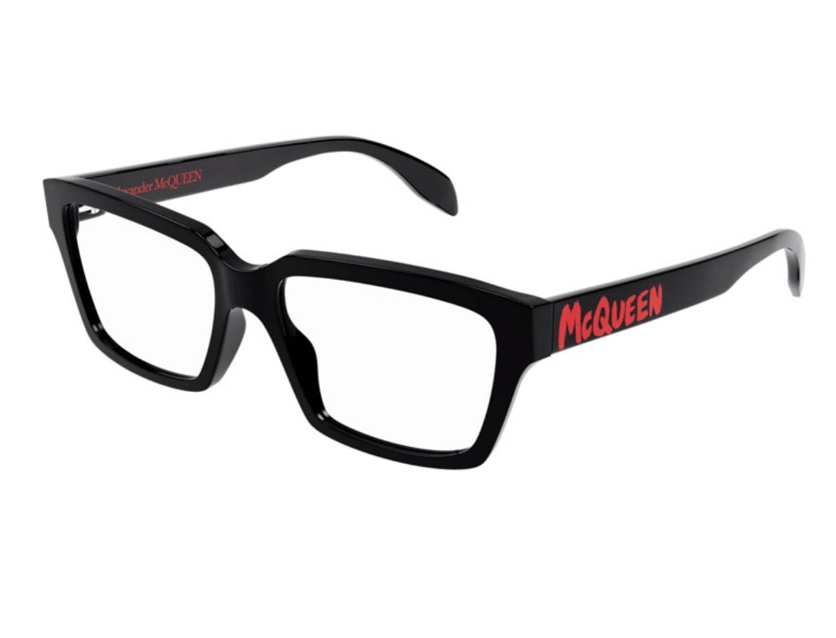Alexander McQueen AM0332O 002 – Rectangular Optical Eyeglasses (54mm)