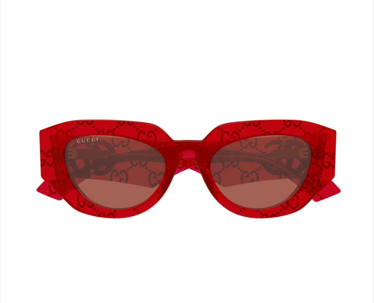 Gucci GG1421S 006 51 mm – Red Acetate Sunglasses