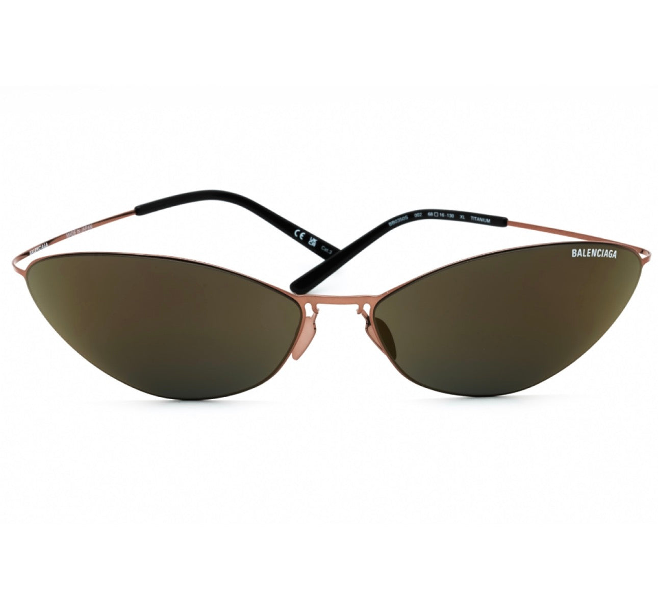 Balenciaga BB0350S 002 Cat-Eye Sunglasses – 68mm