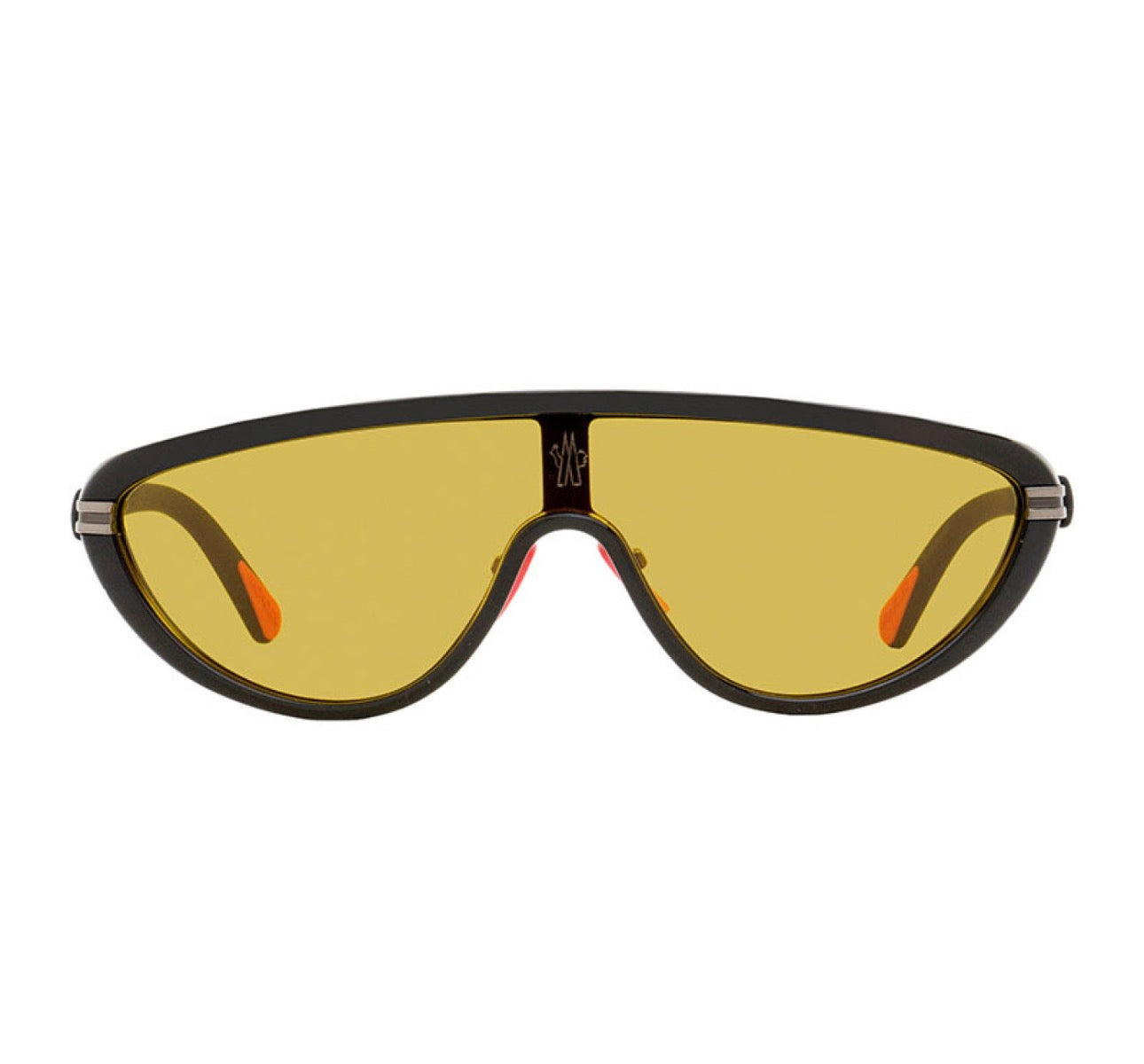 Moncler ML0239 01E – Black Frame with Yellow Lens Sunglasses