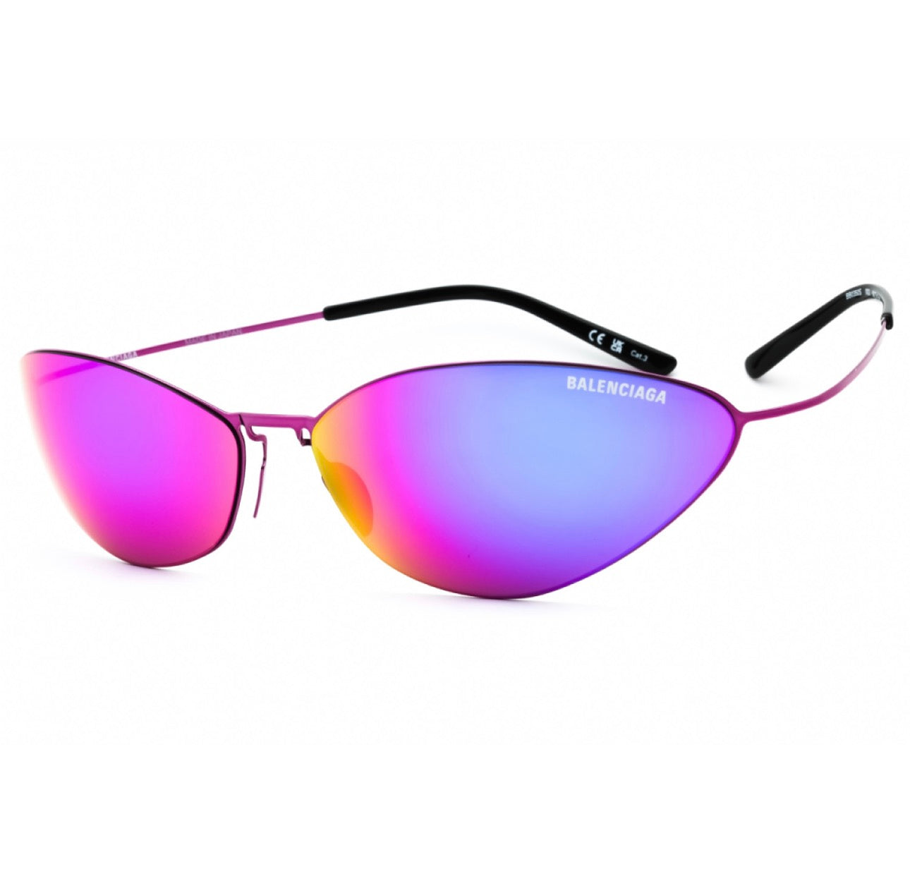 Balenciaga BB0350S 003 Cat-Eye Sunglasses – 68mm