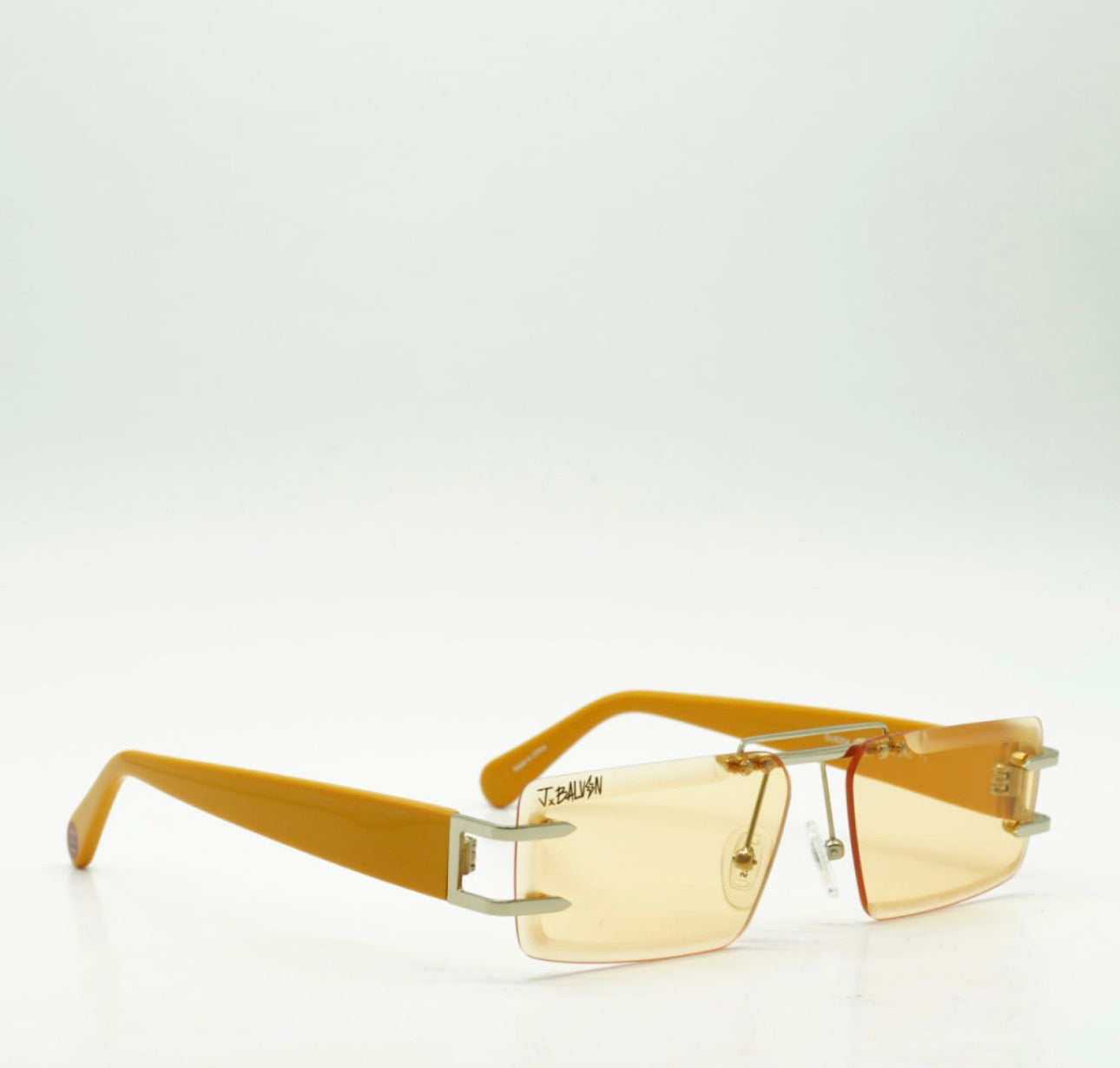 Guess GU8204 32E Rectangle Sunglasses – Gold & Orange (57mm)