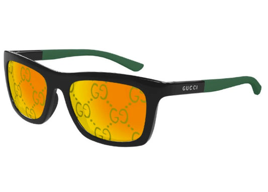 Gucci GG1735S 005 Black & Green Sunglasses – 54mm