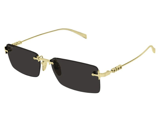 Gucci GG1941S 001 Gold Metal Sunglasses – 56mm