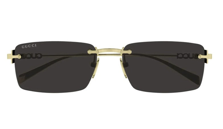 Gucci GG1941S 001 Gold Metal Sunglasses – 56mm