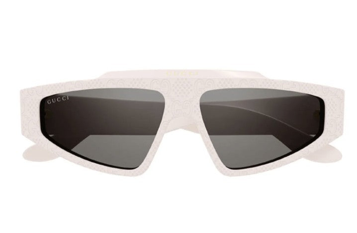 Gucci GG1591S 005 Ivory GG Pattern Sunglasses – 58mm
