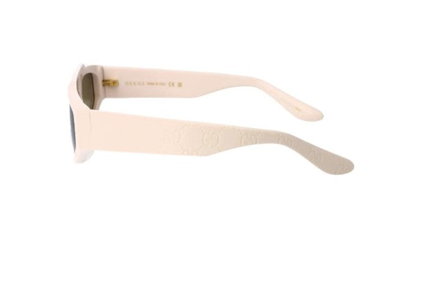 Gucci GG1591S 005 Ivory GG Pattern Sunglasses – 58mm
