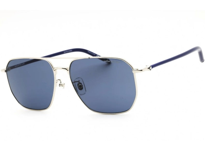 Montblanc MB0367SA 004 Aviator Sunglasses 60mm